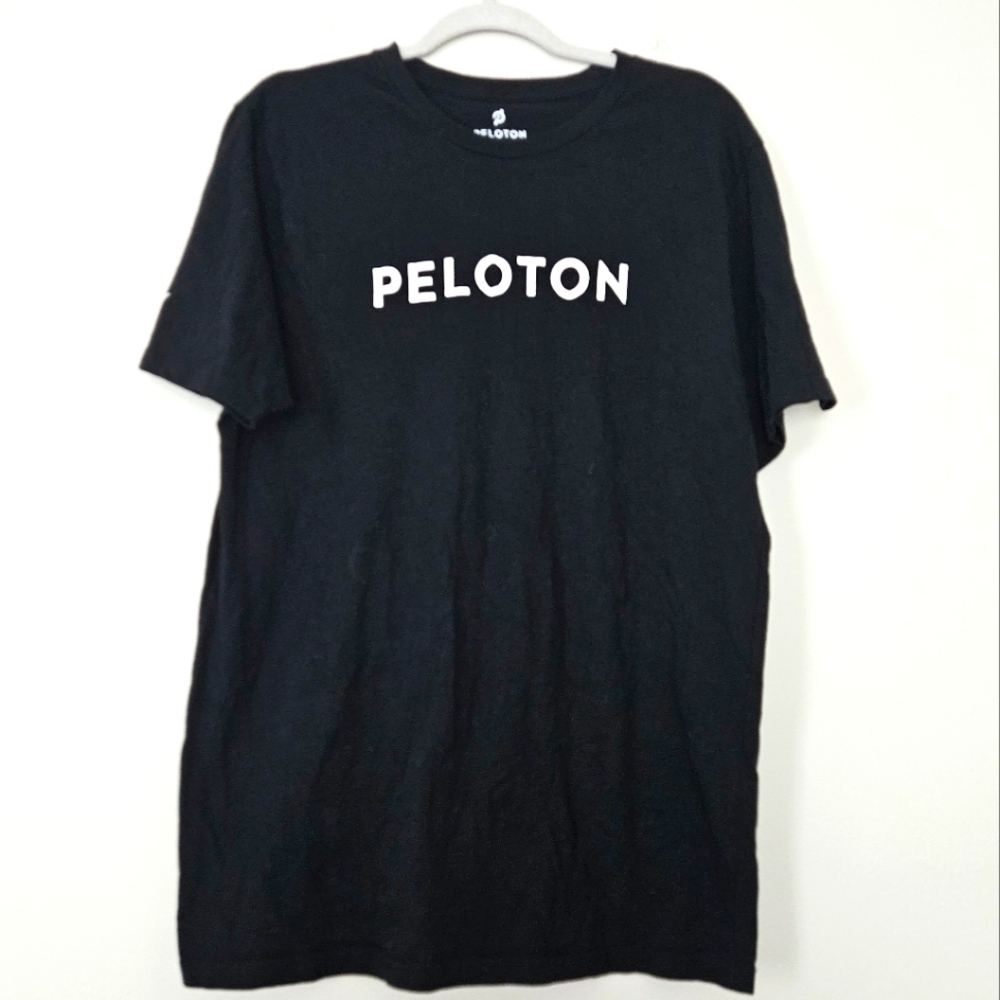 Peloton black short sleeve tee size XL